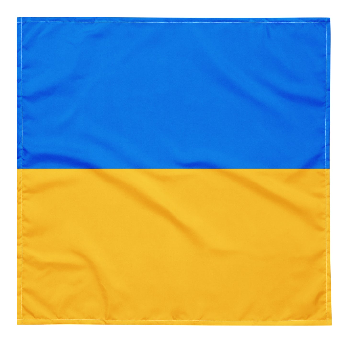 All-over print bandana in Ukrainian flag colors