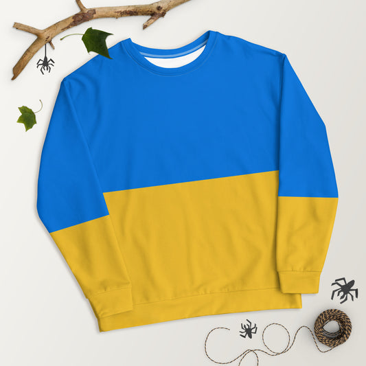 Vibrant Ukrainian Flag Pullover