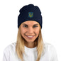 Pom-Pom Ukrainian Coat of Arm Beanie