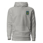 Unisex Hoodie with custom Ukrainian Coat of Arms embroidery