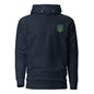 Unisex Hoodie with custom Ukrainian Coat of Arms embroidery