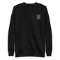 Unisex Premium Sweatshirt with Ukrainian Coat of Arms embroidery