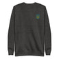 Unisex Premium Sweatshirt with Ukrainian Coat of Arms embroidery