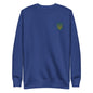 Unisex Premium Sweatshirt with Ukrainian Coat of Arms embroidery